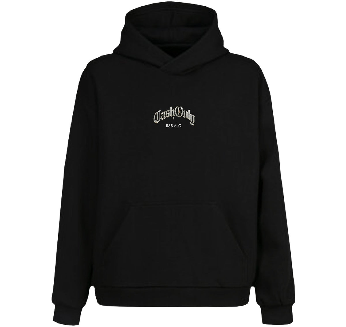 Hoodie CASH 686 — frente — Last Authority