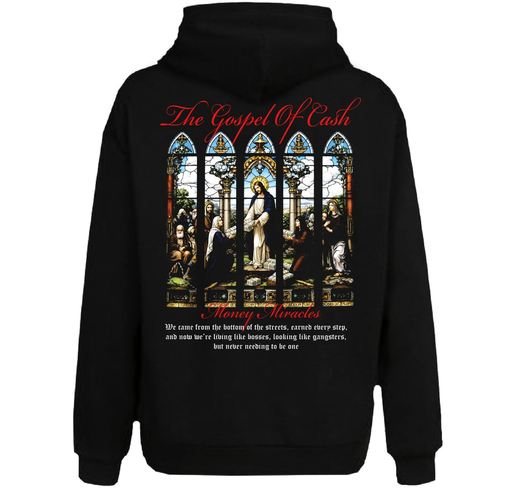 Hoodie MONEY MIRACLES — espalda — Last Authority