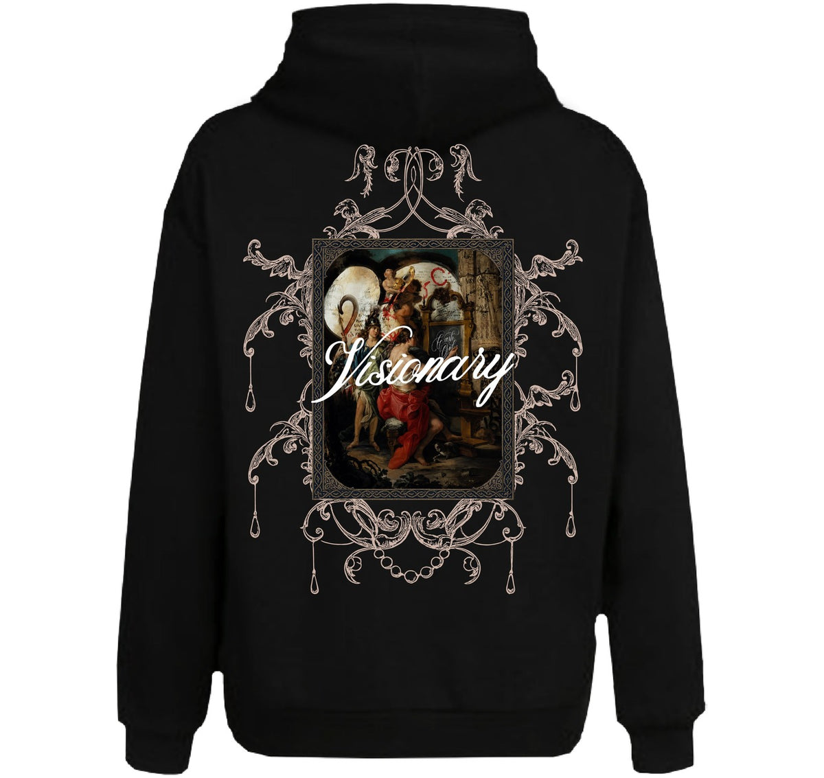 Hoodie THE PAINTING — espalda — Last Authority