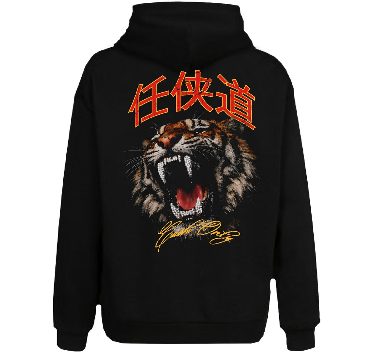 Hoodie TIGER DAKUZA — espalda — Last Authority
